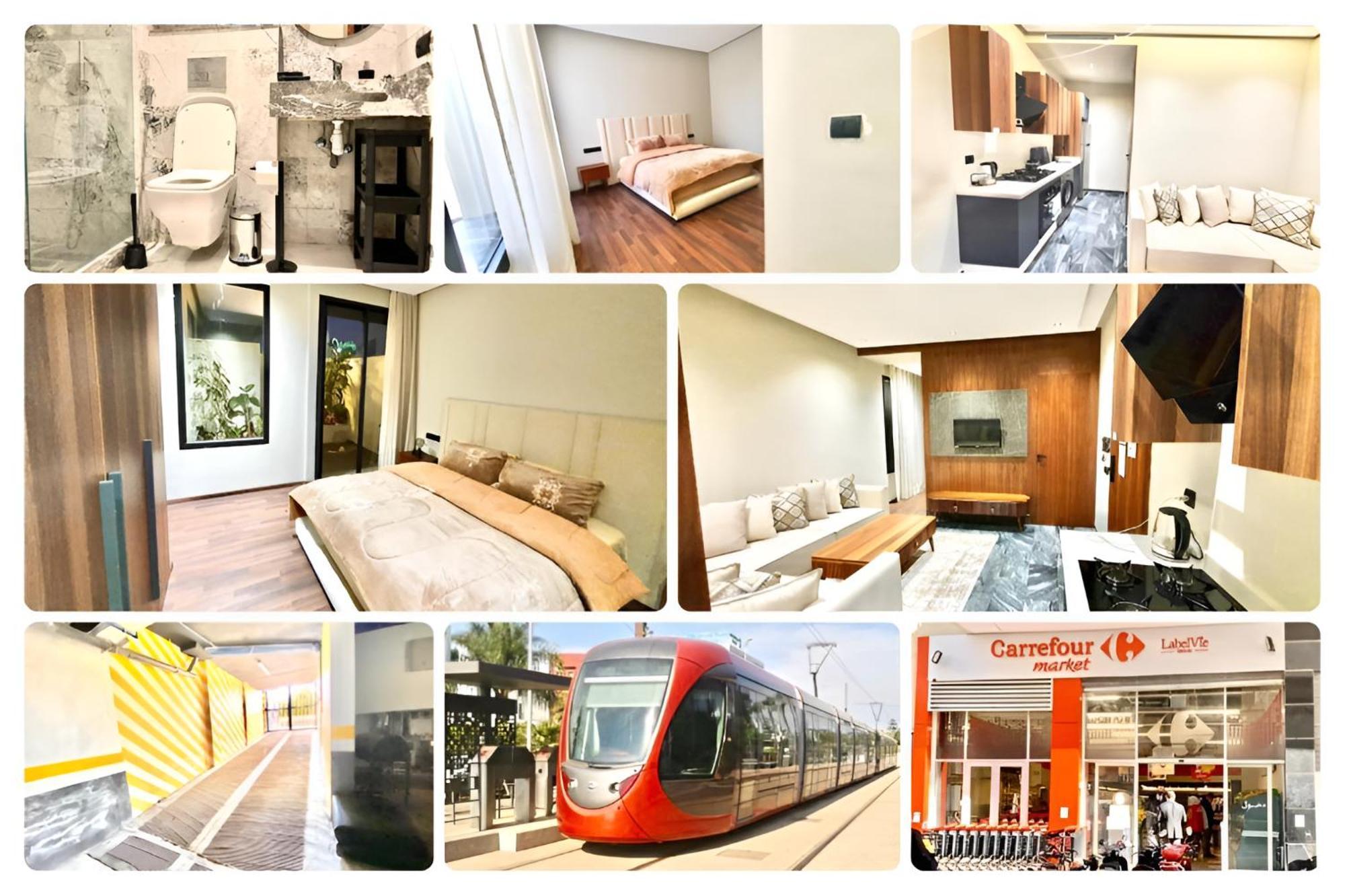 New Modern 1 Bedroom 1Min Fr Tramway คาซาบลังกา ภายนอก รูปภาพ